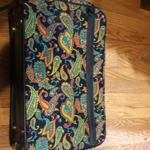 Vintage Paisley Suitcase.  Bantams of Travelware of Peter’s Bag Company Bronx NY